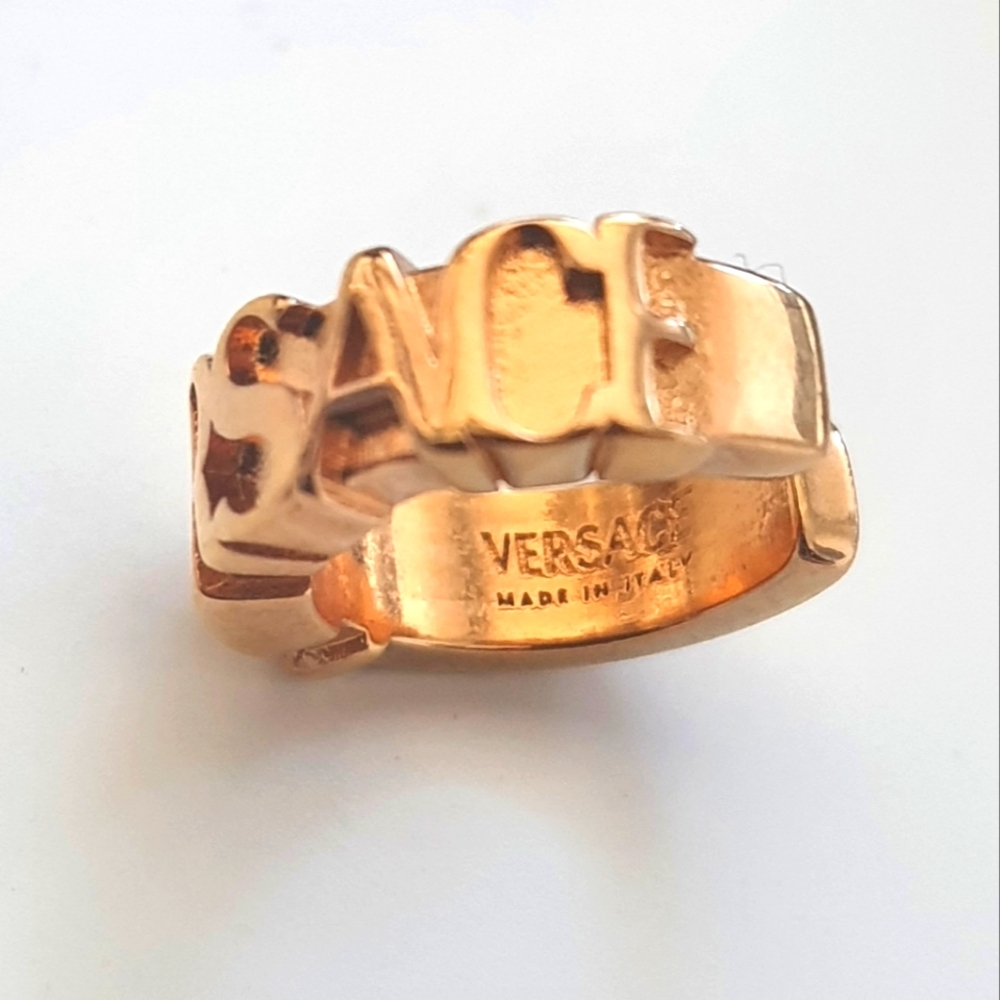 VERSACE Double Gold Ear Cuff